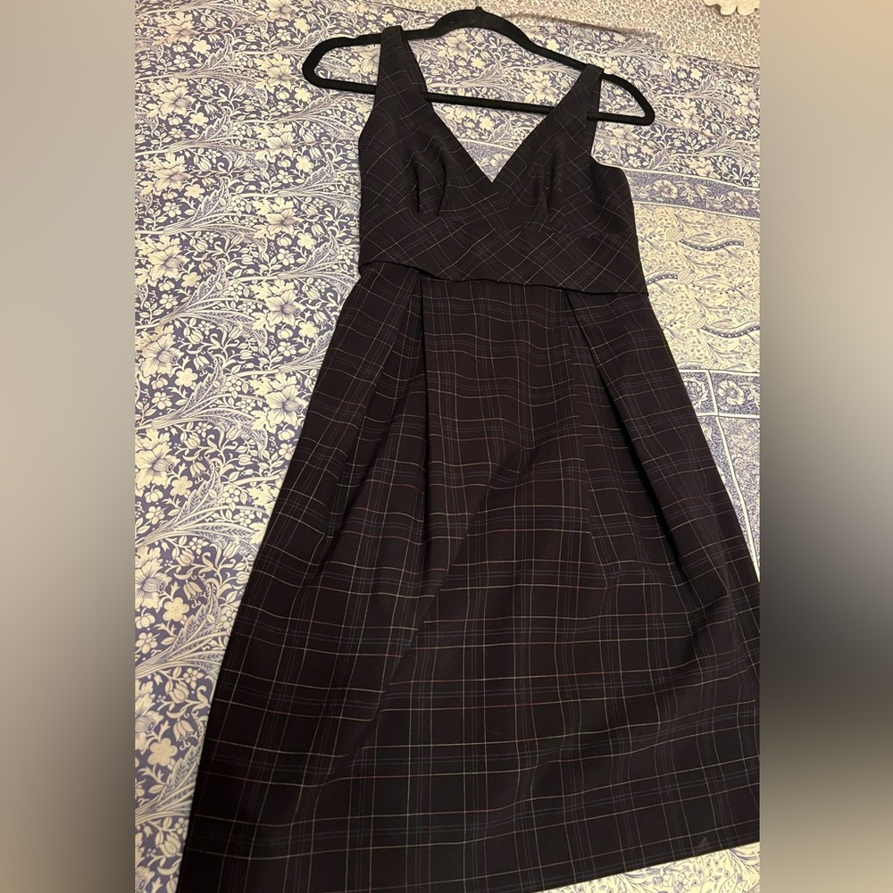 Moulinette Soeurs Dress or Jumper Black Subtle  Plaid Size 2